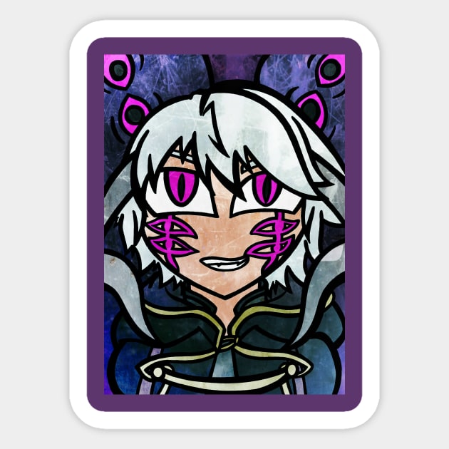 The Wings of Despair | Grima Sticker by ScribbleSketchScoo